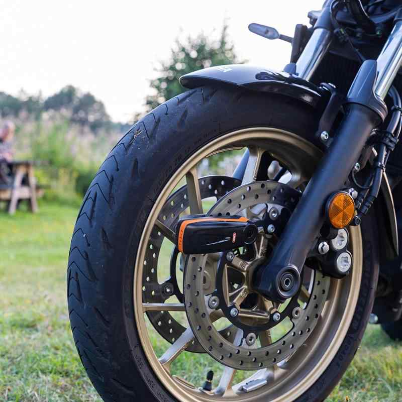 ABUS(アブス) バイク用ディスクロック フレイムブラック ディテクト7000RS1 (Detecto7000 RS1)