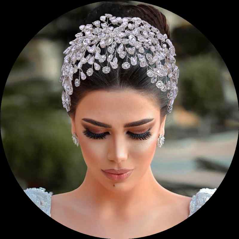 ウェディング ヘッドドレス ヘアアクセサリー 結婚式 おしゃれ プレート ワイド サイド シルバー 大き..