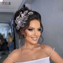 ウェディング ヘッドドレス ヘアアクセサリー 結婚式 花 パール 豪華 レディース セット パフォーマンス 撮影 衣装 シルバー ラインストーン エレガント