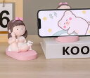 スマホ 置き 卓上 ホルダー スタンド 携帯電話 インテリア オーナメント 装飾 動画鑑賞 勉強 寝室 リビング 小型 樹脂 単品 セット かわいい ヨガのポー...
