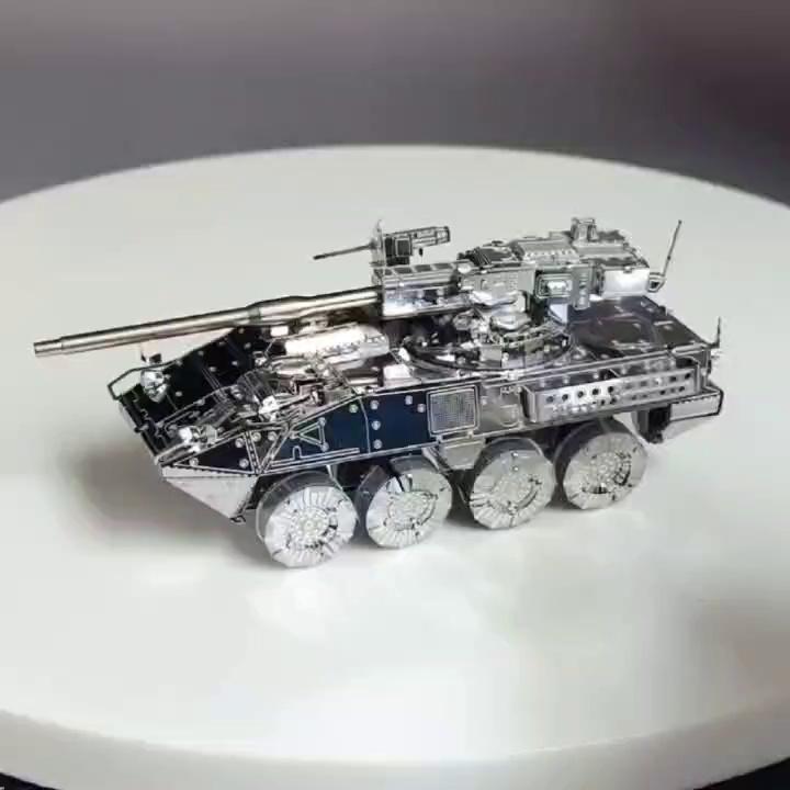 立体パズル 大人向け 3D メタル DIY 金属 戦車 手作り 組み立て モデル おもちゃ 装飾品 難しい 複雑 ..