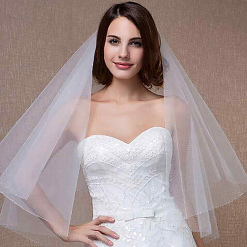 ・カテゴリ: ヘッドドレス・スタイル: 欧米風・主な素材: チュール・: プリンセス・タイプ: 2層・対象: レディース・用途: 結婚式