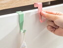 フック 引っ掛け かわいい パンチ フリー キッチン タオル 洗面所 ドア キャビネット 小型 洋服 ハンガー セット 北欧 白 ピンク 青