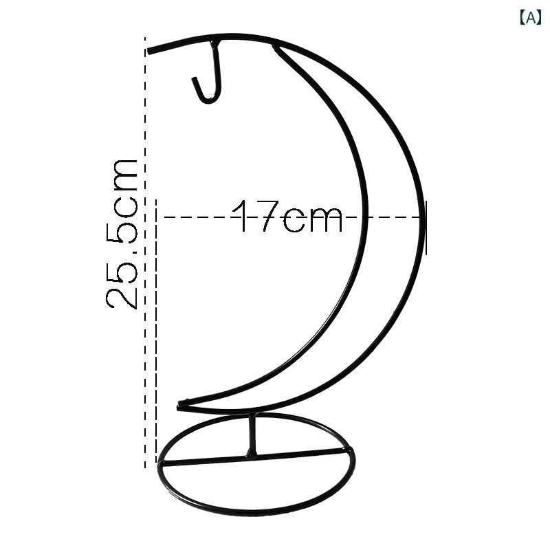 メガネ ディスプレイ 店舗 スタンド 眼鏡 サングラス アクセサリー 装飾品 雑貨 小物 展示 コレクション 整理 シンプル おしゃれ 黒 月 吊り下げ