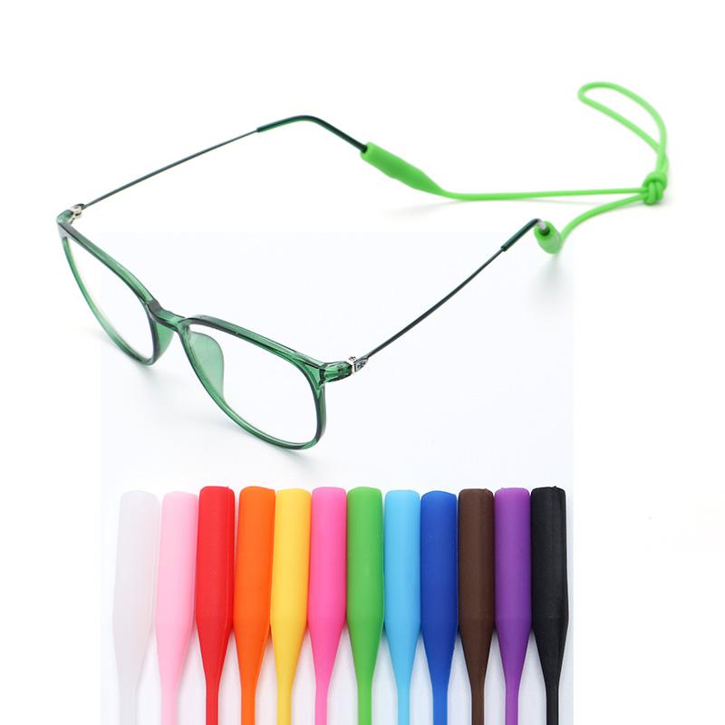 メガネ ストラップ スポーツ 子供 女の子 男の子 シリコン 滑り止め 固定 落下防止 運動 屋外 使いやすい 便利 グッズ ピンク オレンジ 青