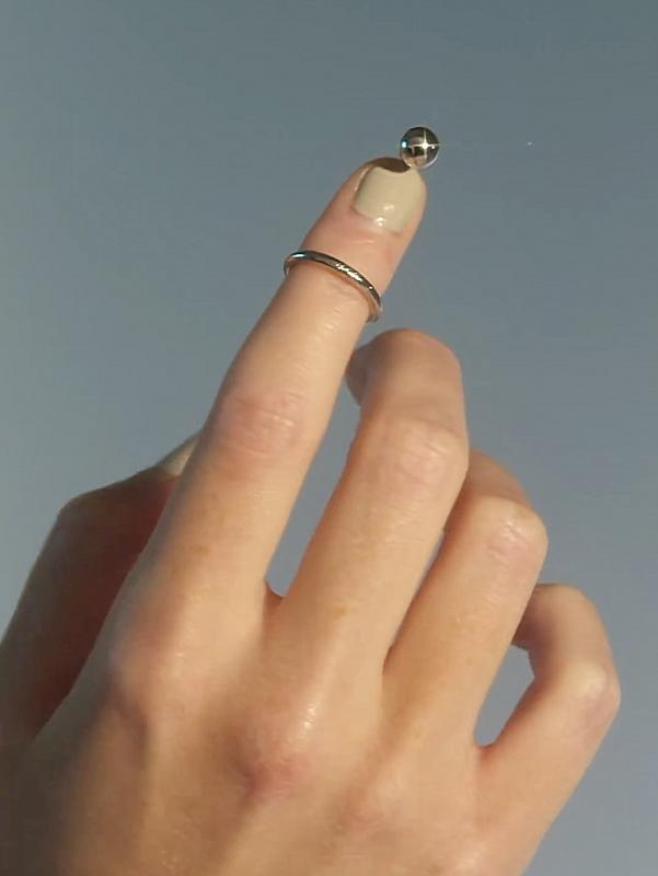 楽天フロントップ楽天市場店ネイルリング 爪の指輪 ファランジリング 関節 アクセサリー 小物 指先 装飾 フィンガー チップ 小さめ シンプル 個性的 おしゃれ ゴールド シルバー