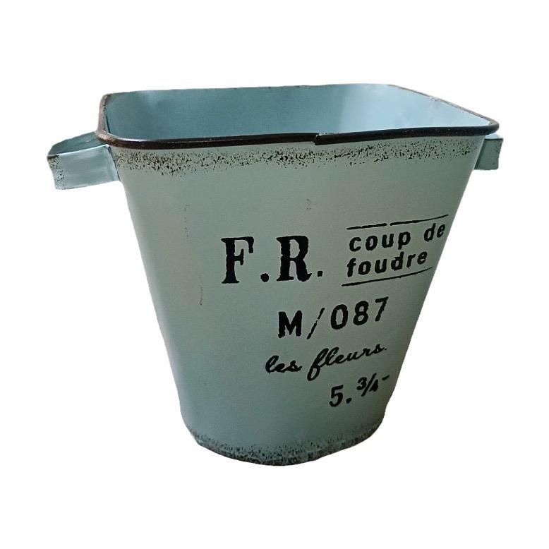 ガーデニング プランター アンティーク調 持ち手 フラワーポット 植木鉢 園芸 雑貨 小物 観葉 多肉 植..