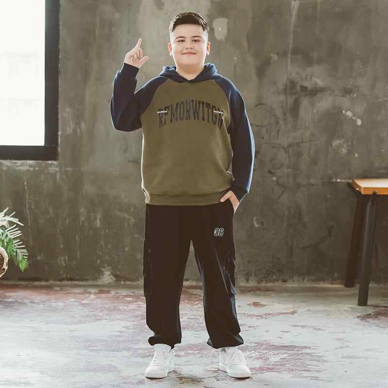 风衣 - パーカー 子供 男の子 キッズ ジュニア 春秋 トップス フード カジュアル お出かけ スポーツ 旅行 おしゃれ スウェット ゆったり 緑 グレー