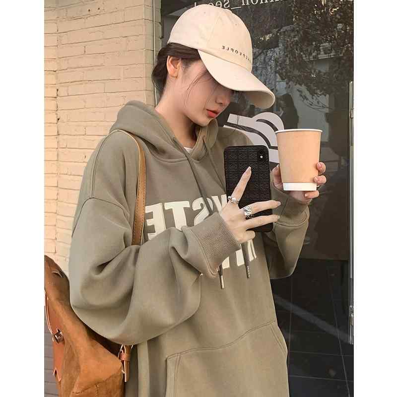 パーカー レディース オシャレ 長袖 ルーズ アメリカン フード 裏起毛 ボア 厚手 暖かい 薄手 緑 白 グレー