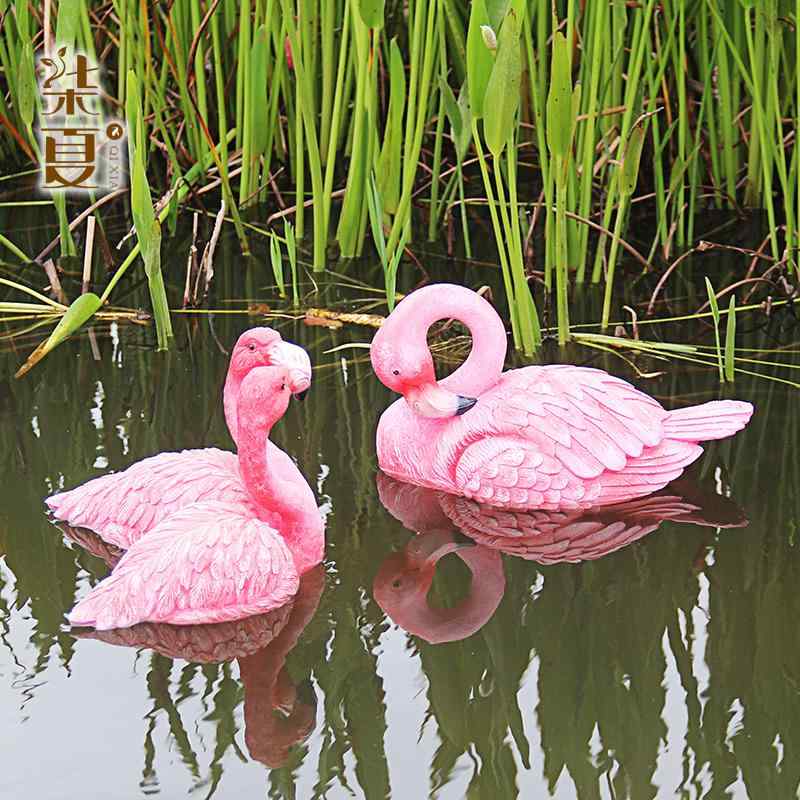 Animals - ガーデニング オーナメント カエル 置物 動物 カメ ワニ 樹脂 装飾 中庭 池 浮遊 水槽 造園 リアル シンプル おしゃれ 黄色 ピンク 緑