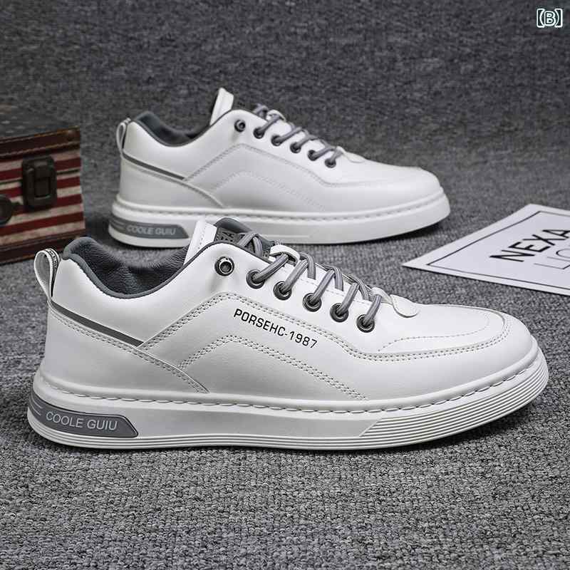 スニーカー メンズ 大きいサイズ ローカット 白柄 プリント 軽量 カジュアル シンプル 春夏 通学 おしゃれ