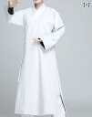 中国 民族 衣装 道士服 メンズ レディース 春秋冬 ローブ チャンパオ 長袖 長ズボン 斜め襟 チャイナボタン 上下セット 裏地付 暖かい 道教 僧侶 カンフ...