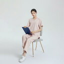 歯科 ユニフォーム 大人 レディース 大きいサイズ 看護師 ナース コスプレ 上下セット トップス 半袖 Vネック ポケット ロングパンツ 伸縮性 速乾 無地 ...