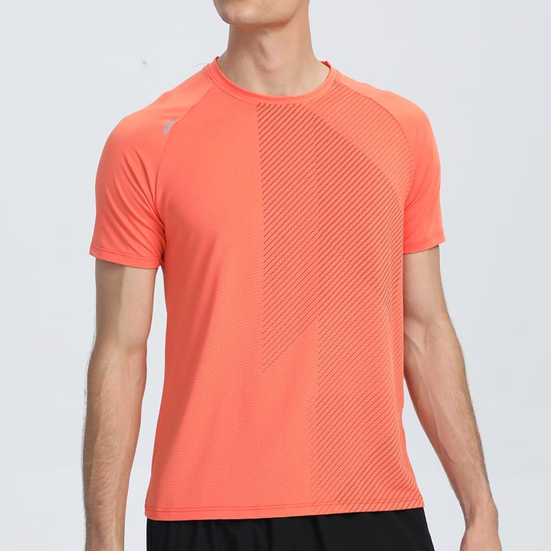 トレーニングウェア メンズ 半袖 トップス 筋トレ ジム フィットネス ジョギング スポーツ 夏 速乾性 通気性 Tシャツ 柔らかい 薄手 ラウンドネック カジュアル 黒 グレー オレンジ機能: 通気性生地: ポリエステル厚さ: 薄手
