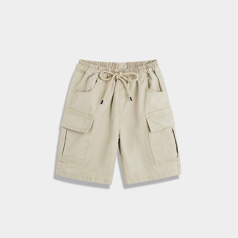ハーフパンツ 男の子 おしゃれ 夏 カーゴ ワイド ポケット 韓国 ゆったり カジュアル シンプル 薄手