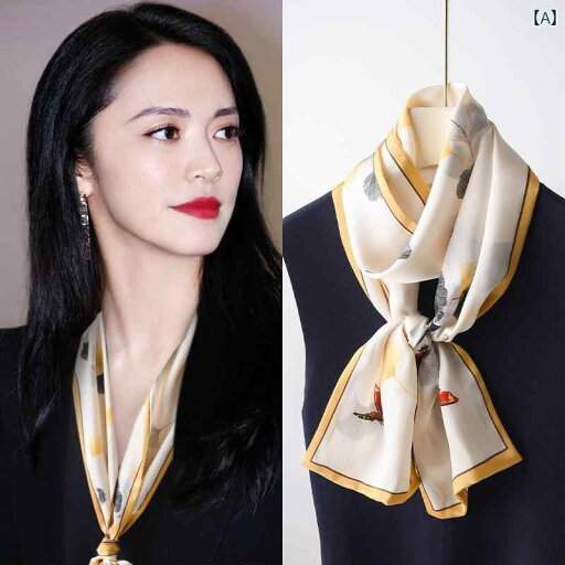 スカーフ 長細い ロング 春秋 レディース シャツ ヘッドバンド バッグ ベルト アクセサリー 両面 韓国 長方形 おしゃれ エレガント 花柄 リボン 紫 緑 グレー スカーフ 長細い ロング 春秋 レディース シャツ ヘッドバンド バッグ ベルト アクセサリー 両面 韓国 長方形 おしゃれ エレガント 花柄 リボン 紫 緑 グレー