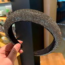 カチューシャ レディース 韓国 幅広 太い ワイド ヘアバンド アクセサリー 装飾 小物 髪飾り キラキラ ラインストーン ジルコニア 華やか スタイリッシュ ...