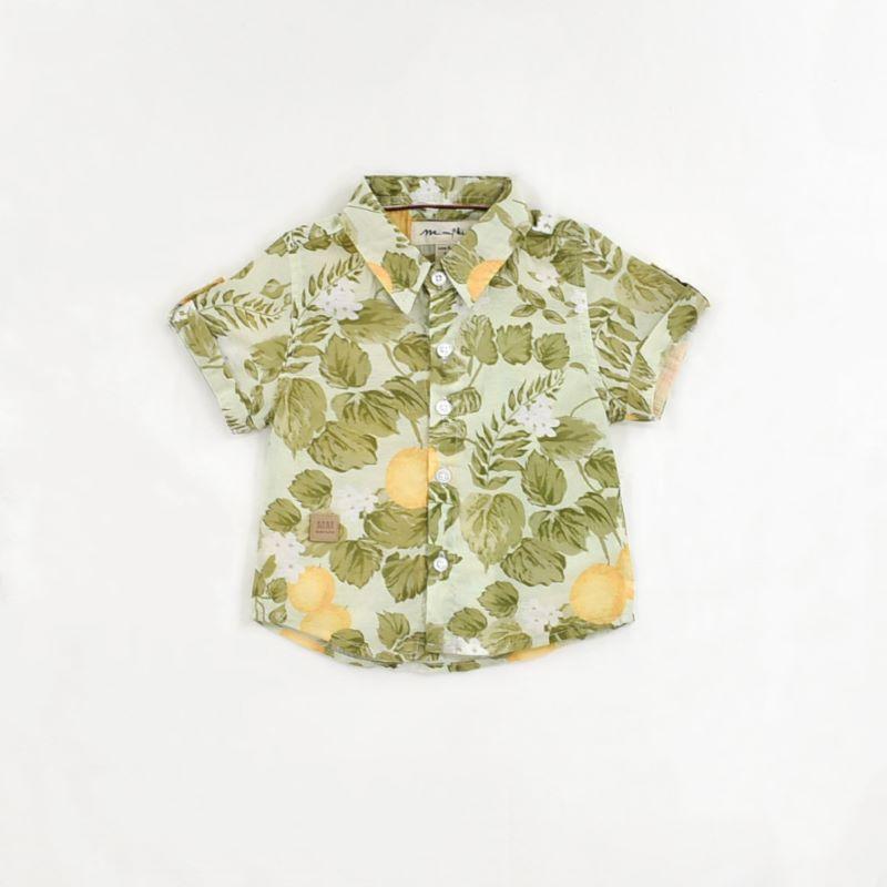 シャツ 男女 子供 夏 森系 動物柄 花柄 ビーチ リゾート ヴィンテージ風 半袖 アロハ カジュアル