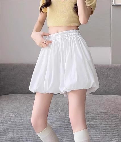 バルーン ショートパンツ レディース 夏 薄手 ひんやり 涼しい ハイウエスト ふんわり 体型カバー ゆったり シンプル 無地 カジュアル おしゃれ 白 黒 アプリコット バルーン ショートパンツ レディース 夏 薄手 ひんやり 涼しい ハイウエスト ふんわり 体型カバー ゆったり シンプル 無地 カジュアル おしゃれ 白 黒 アプリコット