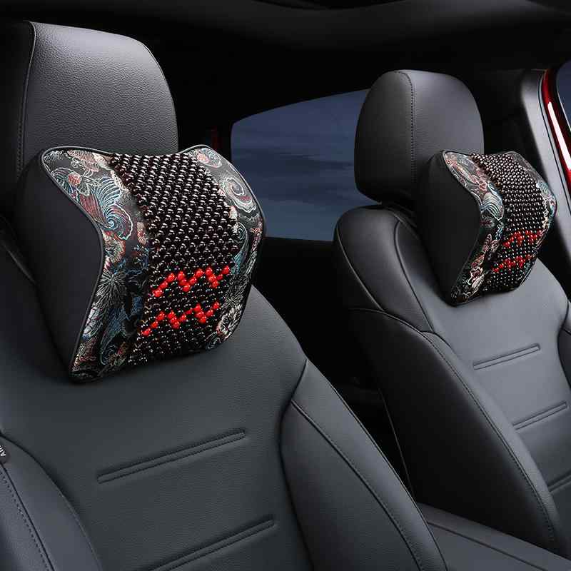 ネックピロー 車 ヘッドレスト クッション 頭 首 腰 枕 サポート 頸椎 保護 低反発 運転 ドライブ 旅行..