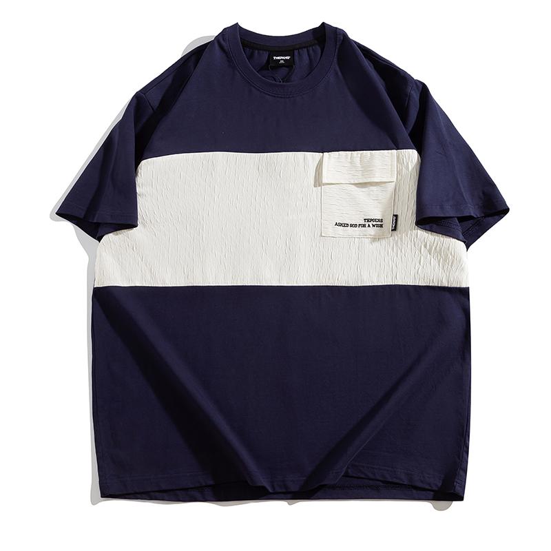 シルエット: ゆったり 素材: 綿 袖丈: 半袖 ネックライン: クルーネック サイズ: 3XL.2XL.XL.4XL.5XL.6XL カラー: ブラック.ネイビー