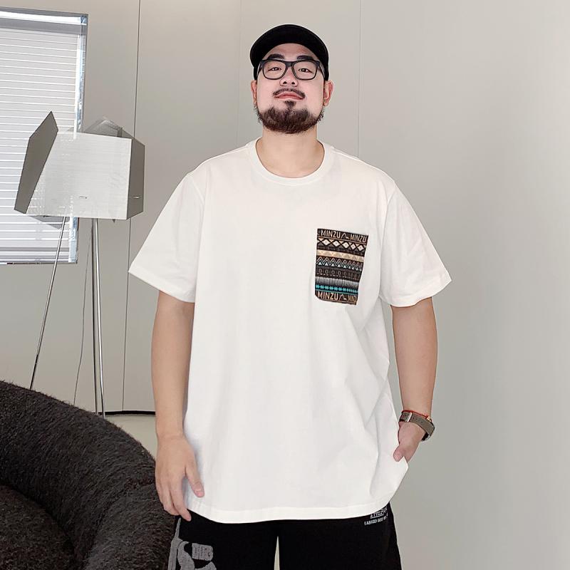 Tシャツ メンズ おしゃれ 大きいサイズ 綿 半袖 夏 ゆったり シンプル ポケット カジュアル