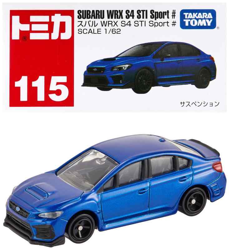 タカラトミー『 トミカ No.115 スバル WRX S4 STI Sport # (箱) 』 ミニカー 車 おもちゃ 3歳以上 箱入り 玩具安全基準合格 STマーク認..