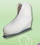 スケート 靴 カバー シューズ ブーツ 保護 ジップアップ 自由 簡単 着脱 可能 便利 スポーツ 用品 備品 ホワイト ブラック
