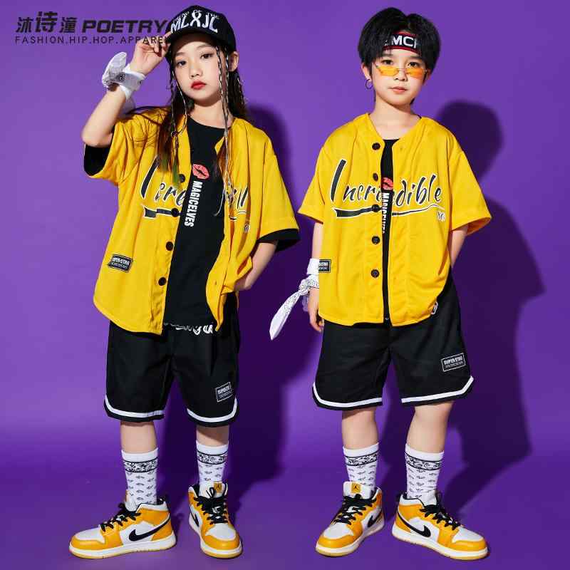 ダンス衣装 キッズ 女の子 男の子 ヒップホップ お祭り パフォーマンス 夏 大きいサイズ 上下セット 半..