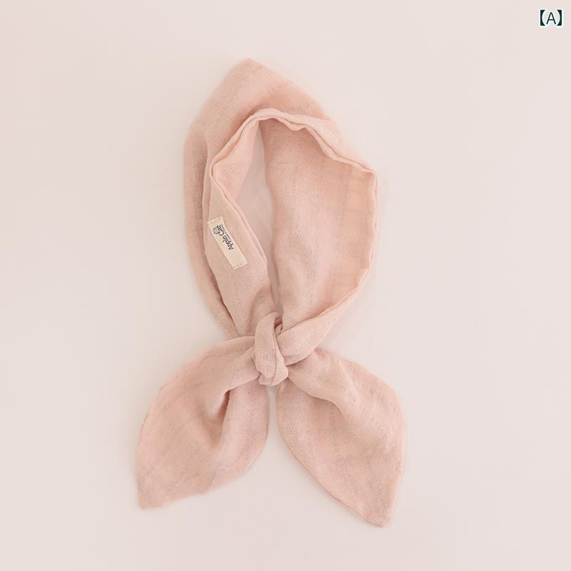 キッズ スカーフ ベビー 男の子 女の子 春秋 スタイ 襟巻 日焼防止 装着簡単 綿 お散歩 旅行 韓国 かわ..