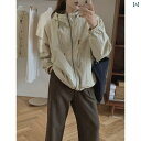 ウインドブレーカー レディース 春 韓国 レトロ ゆったり フード ジップアップ カジュアル ワークジャケット フリーサイズ 袖絞り ベージュ コーヒー 黒