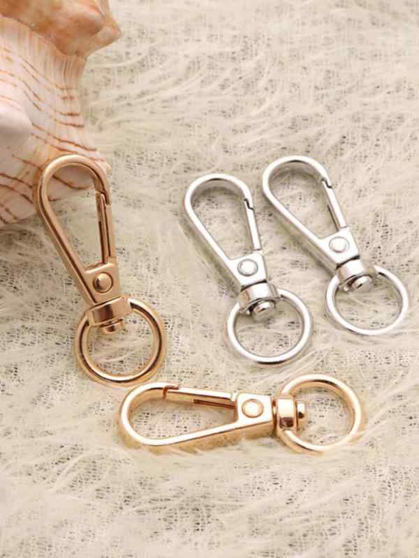 バッグ 手カン 金属製 ロブスターフック クラスプ バックル キーホルダー ペンダント ストラップ 留め..