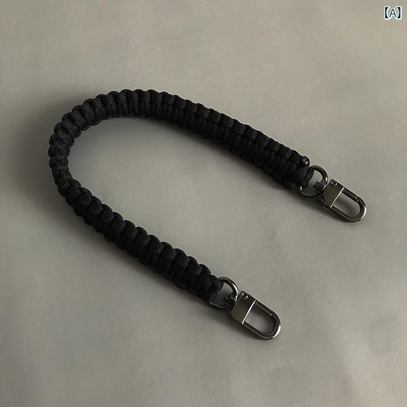 バッグ ストラップ付け替え 材料 多用途 手提げ 編み込み クロスボディ ショルダー トート ハードウェ..