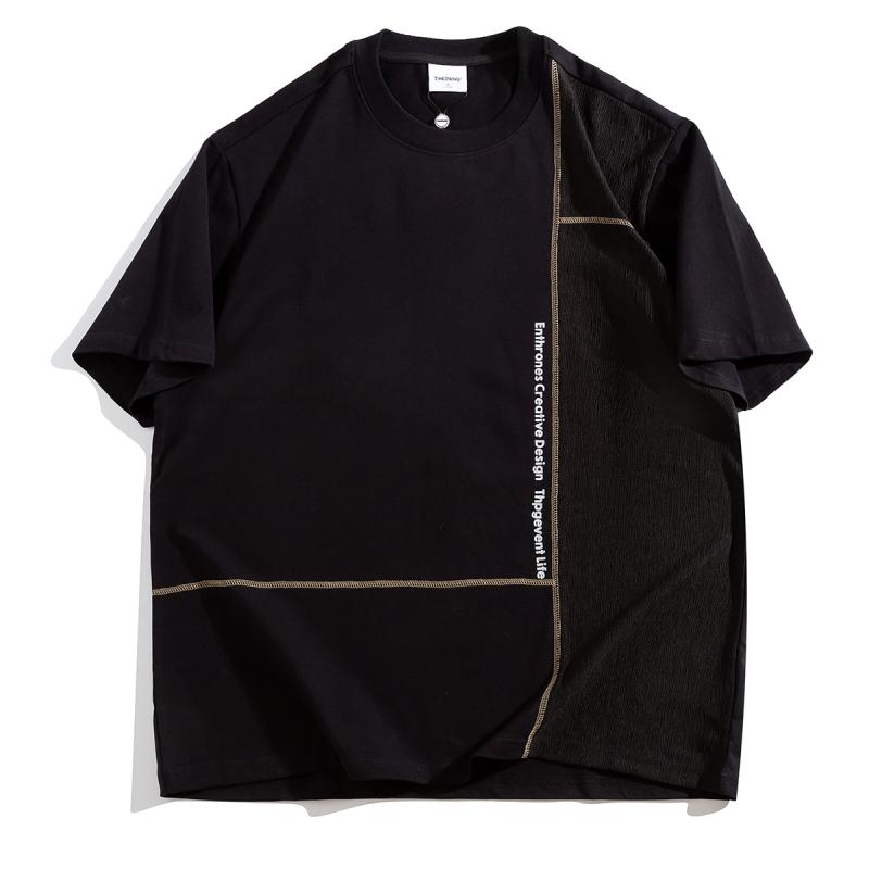シルエット: ゆったり 袖丈: 半袖 ネックライン: クルーネック サイズ: XL.2XL.3XL.4XL.5XL.6XL カラー: ブラック 素材: 綿