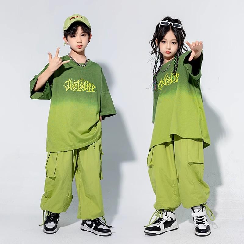 ダンス衣装 セットアップ キッズ 女の子 男の子 ステージ パフォーマンス ヒップホ...