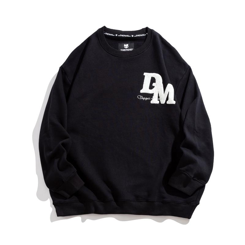 スウェット メンズ おしゃれ 大きいサイズ 春 丸首 ラウンドネック ゆったり ワイドシルエット タオル カジュアル