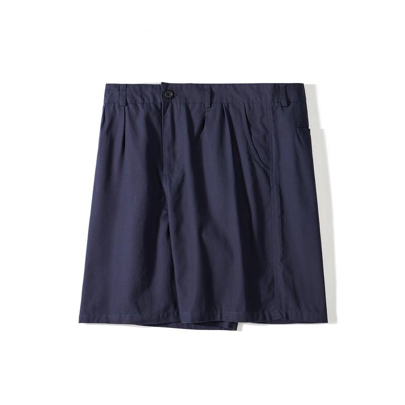 パンツ メンズ おしゃれ 大きいサイズ 夏 ストレート シンプル カジュアル 短パン 無地 ゆったり 体型カバー