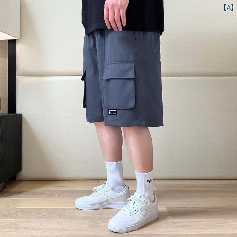 パンツ メンズ おしゃれ 大きいサイズ 夏 ワイド カーゴ ゆったり 短パン カジュアル