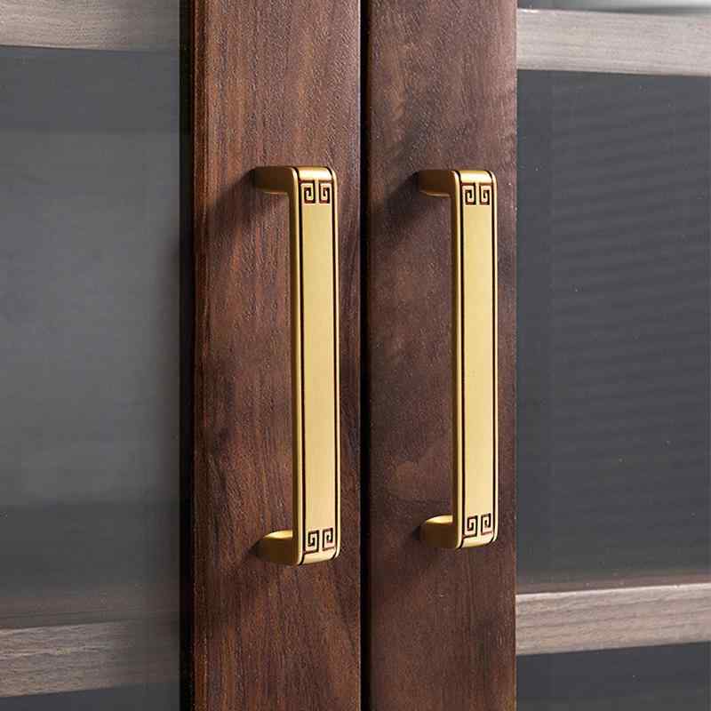 ドアハンドル アンティーク 調 引き手 引戸 中国風 食器棚 靴箱 ワインラック クローゼット 引き出し ..