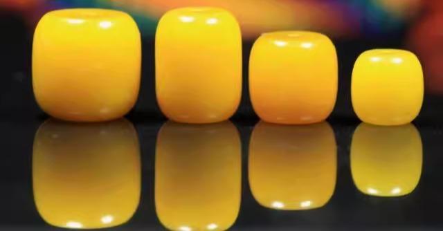 アクセサリー パーツ DIY イエロー カルセドニー セパレーター ビーズ ブレスレット ストラップ チベッ..