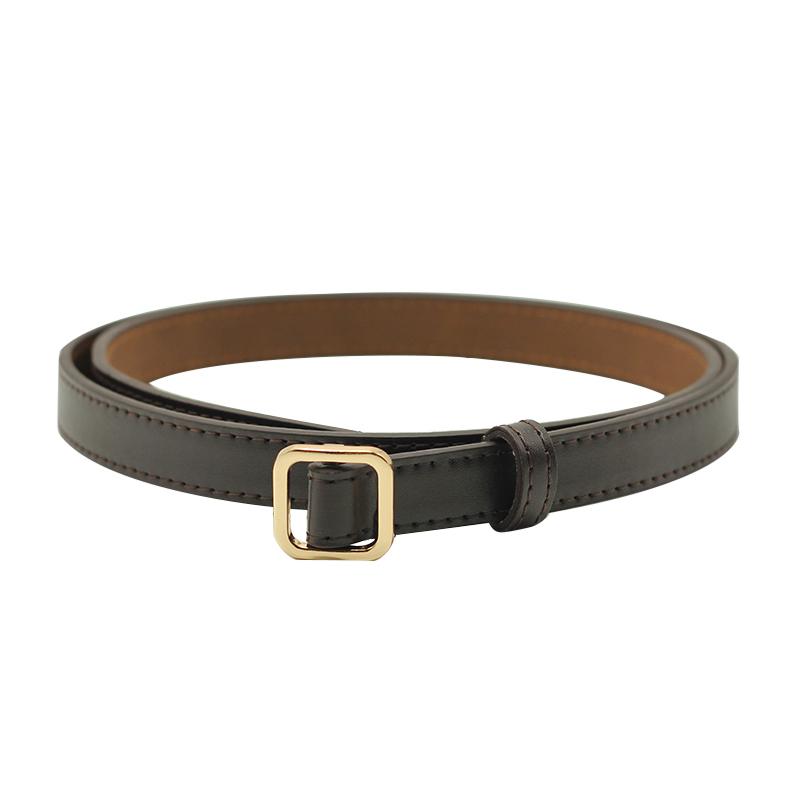 ベルト 黒 レザー 太幅 ノーホール シンプル スタイリッシュ レディース 装飾 用 秋冬 スカート コート パンツ 併用可