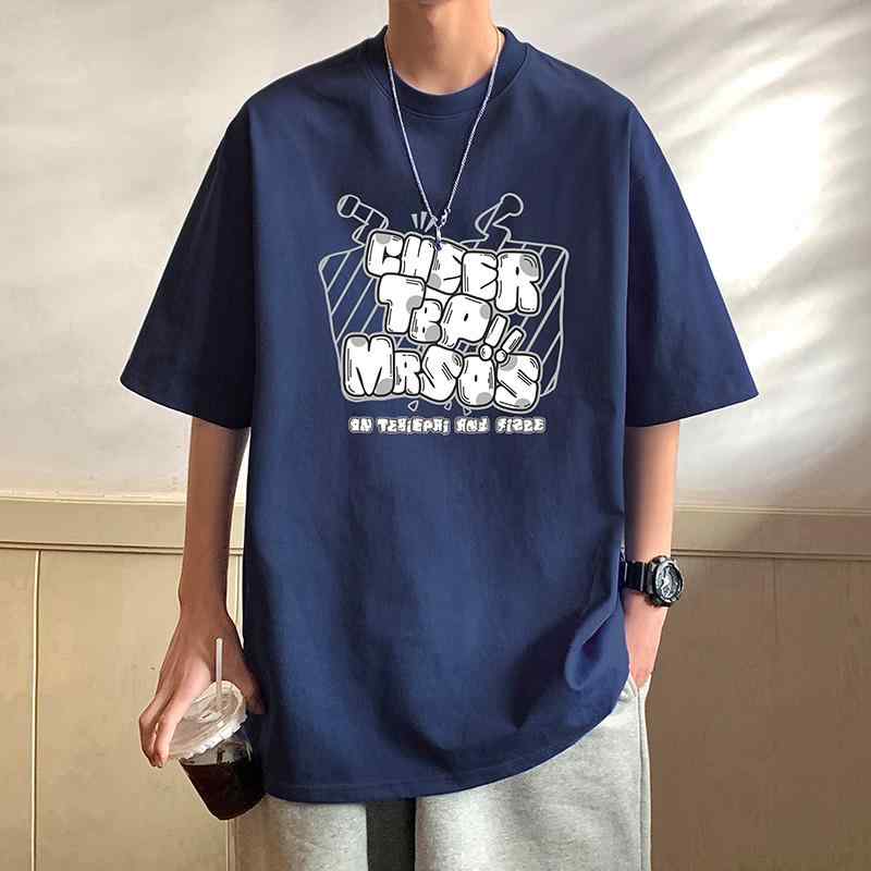 シルエット: ゆったり 素材: 棉 袖型: 常規 機能: 通気性が良い 袖長: 半袖 襟型: ラウンドネック サイズ: 3XL.2XL.M.L.XL.4XL.5XL カラー: ワインレッド.ブラック.ネイビー.ホワイト