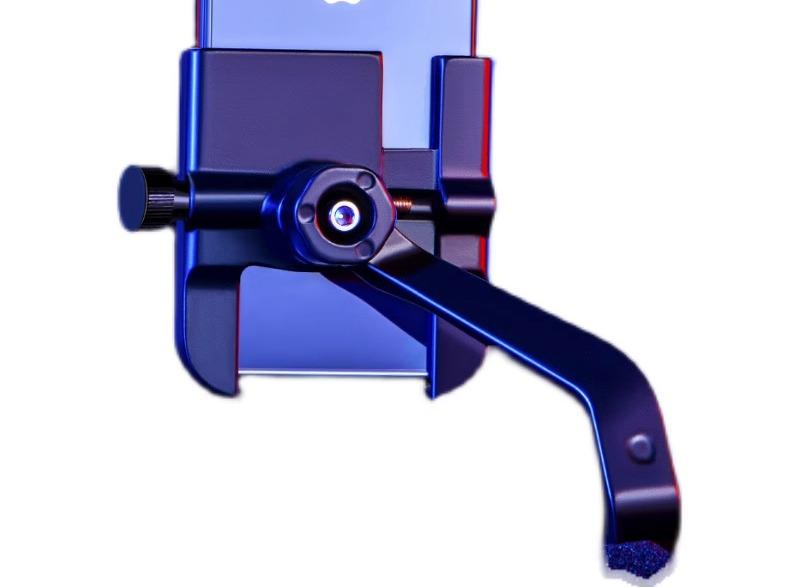 スマホホルダー 自転車 オートバイ マウンテンバイク 携帯電話 スタンド クリップ 耐衝撃性 アルミ 合..