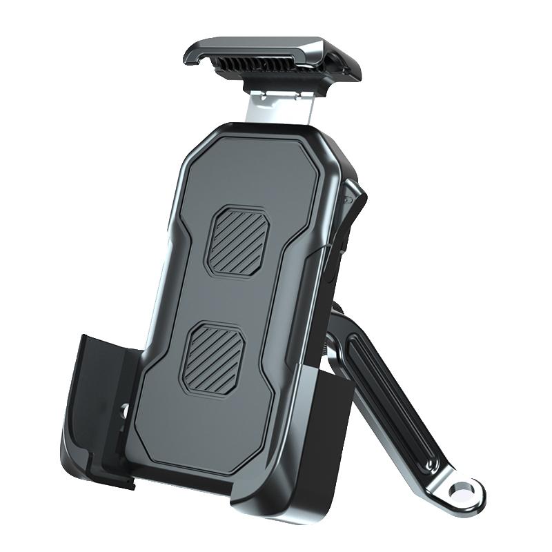 スマホホルダー 自転車 オートバイ マウンテンバイク 携帯電話 スタンド クリップ 耐衝撃性 安定 使い..