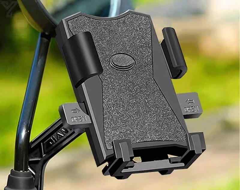 スマホホルダー 自転車 オートバイ マウンテンバイク 携帯電話 スタンド クリップ 耐衝撃性 安定 使い..