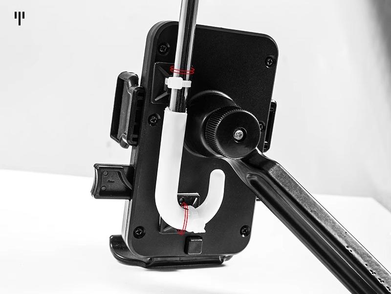 スマホホルダー 自転車 オートバイ マウンテンバイク 携帯電話 スタンド クリップ 耐衝撃性 安定 使いやすい 取り付け簡単 360度回転 滑り止め 便利 通勤 旅行 ツーリング 傘付き 黒 ピンク 青