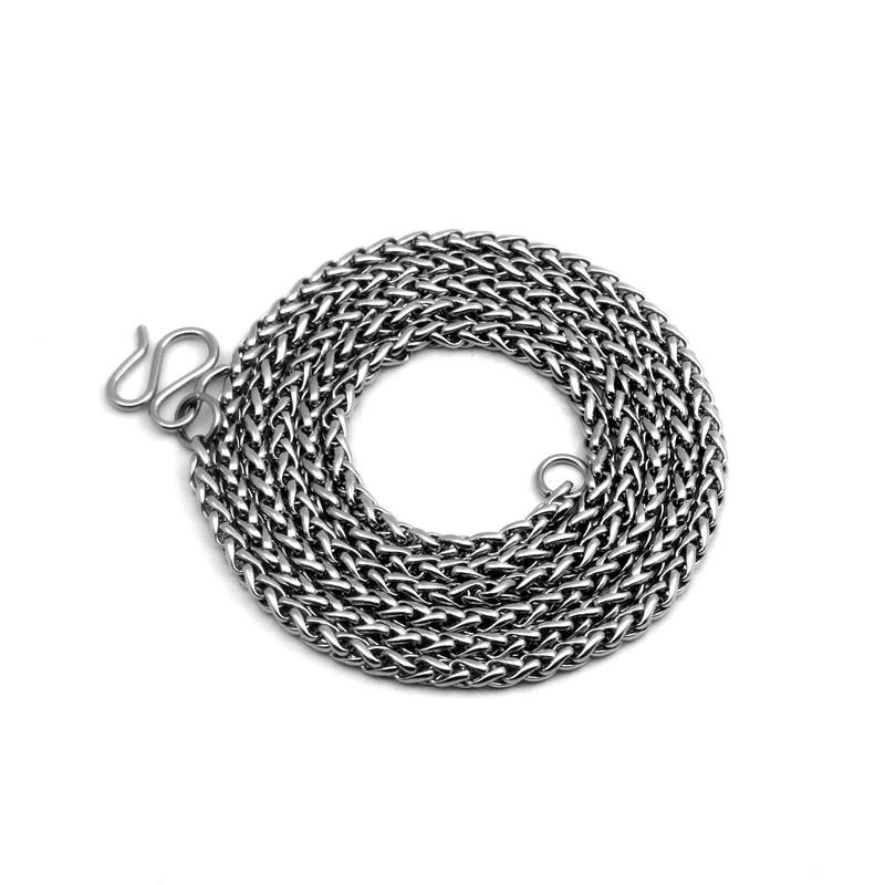 仏教 ネックレス ペンダント タイ チタン 鋼 メンズ レディース チェーン キール ベア 拡張 シングル レトロ アクセサリー シンプル