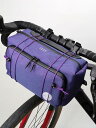 自転車 フロントバッグ クロスバイク アクセサリー 撥水加工 ハンギング 収納 大容量 取り付け 簡単 通勤 通学 サイクリング 用品 シンプル 黒 紫 赤