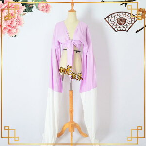 中国 舞踊 衣装 練習着 レディース 大人 トップス 水袖 長袖 クラシック ダンス パフォーマンス 花旦 越劇 シンプル 無地 ピンク 黄色 赤 フリーサイズ