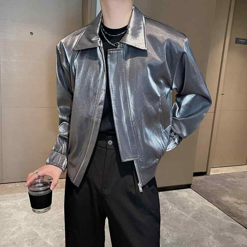 生地の分類: ポリエステル襟のタイプ: ラペル衣服の前立て: ジッパー袖のタイプ: ドロップスリーブ適用季節：秋袖丈：長袖該当するシナリオ: 毎日服の長さ: 短いシルエット: ゆったり加工処理：ノーアイロン処理裾のデザイン: 伸縮性のある裾